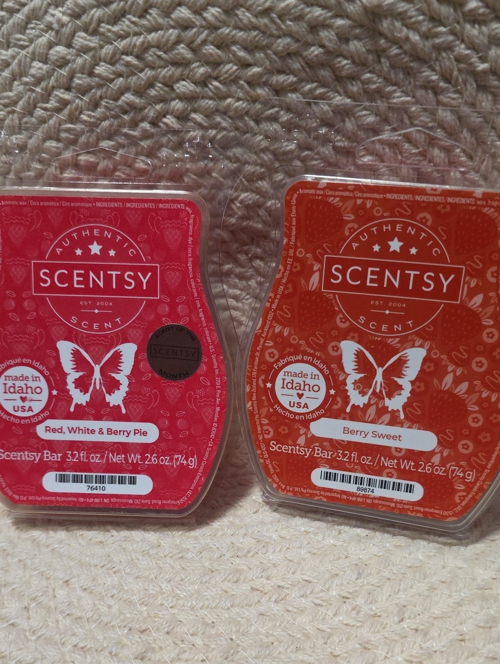 Scentsy Wax Bars - Berry Duo